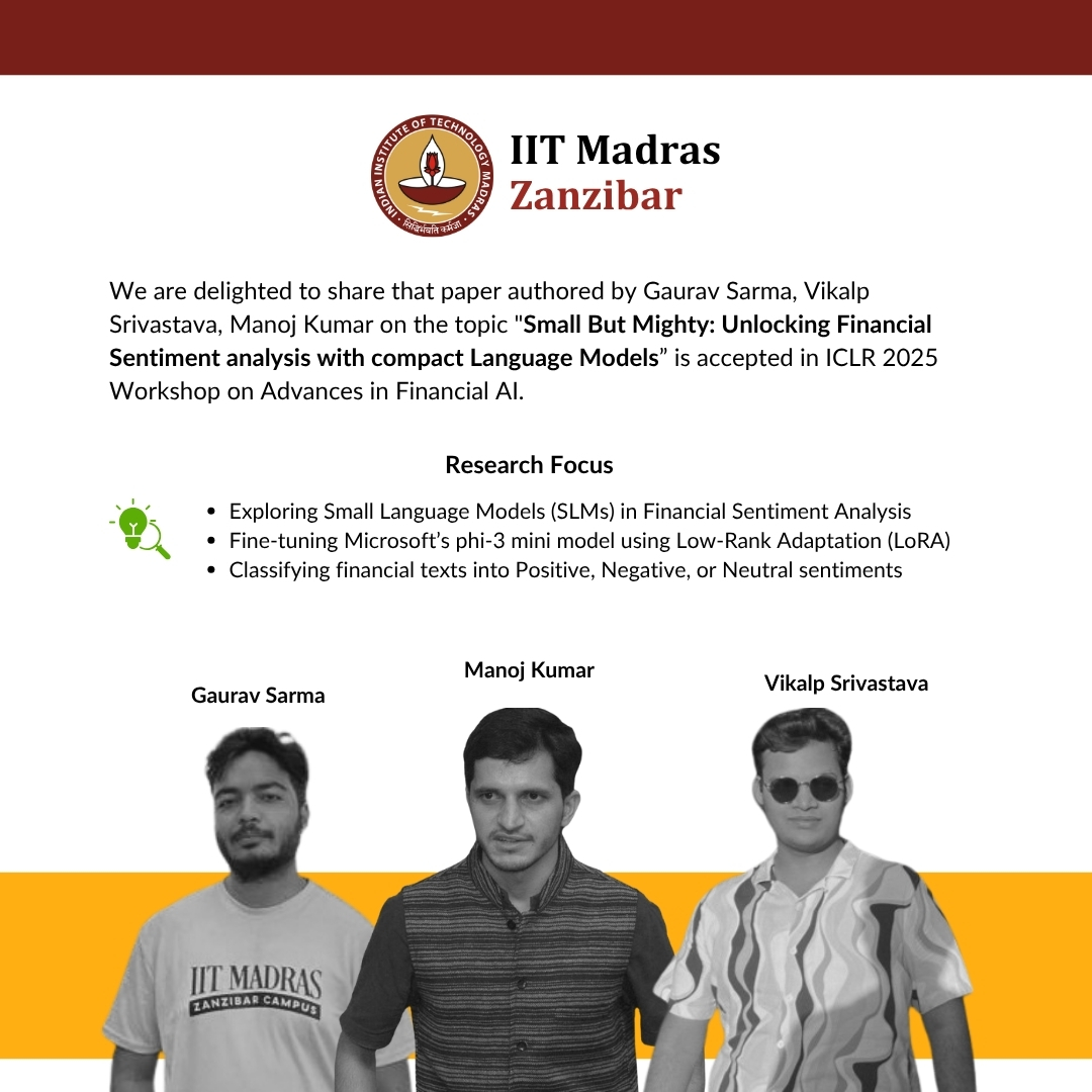Research poster for Dr. Manoj Kumar
