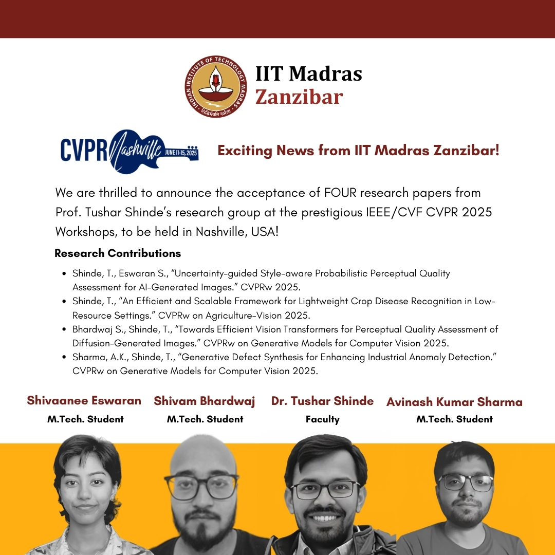 Research poster for Dr. Tushar Shinde